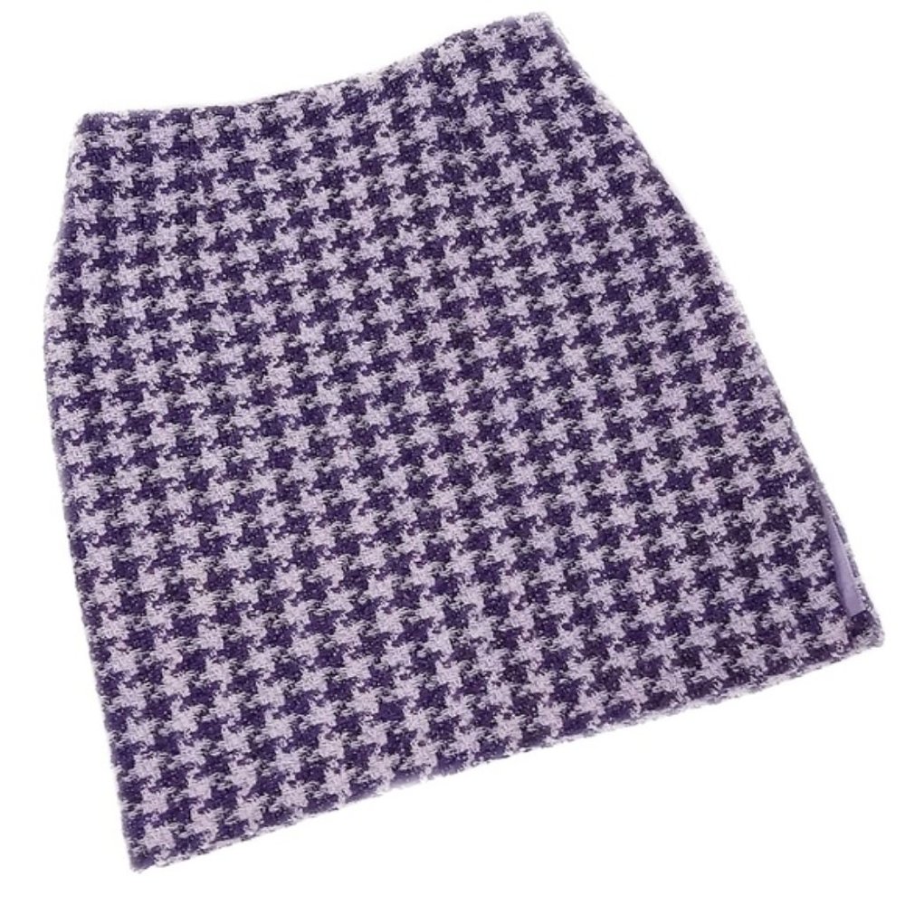 Amanda Smith| VTG Wool Blend Skirt Purple Lavender Gray - Women's Size 10P